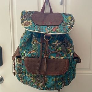 Saktoots canvas backpack